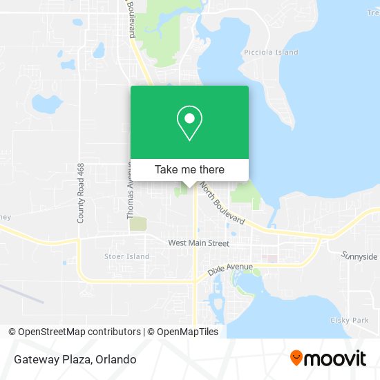 Mapa de Gateway Plaza