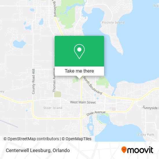 Mapa de Centerwell Leesburg