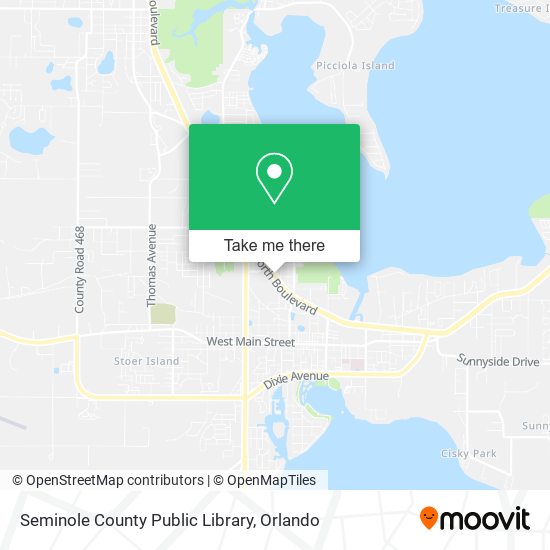 Mapa de Seminole County Public Library