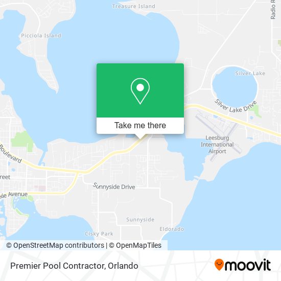 Premier Pool Contractor map