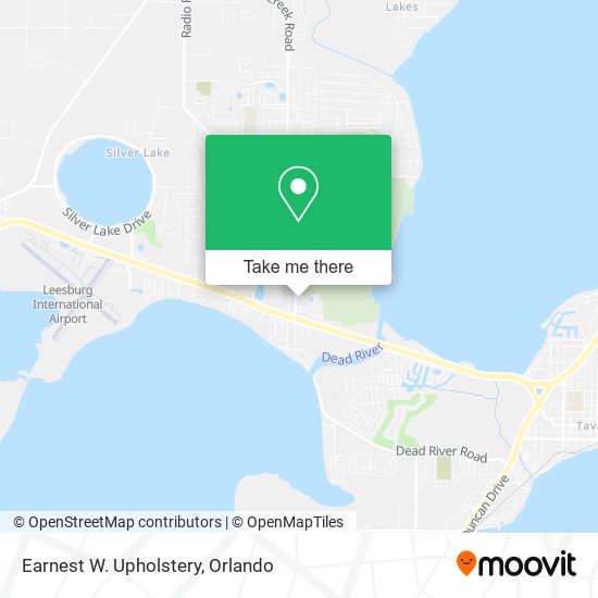 Earnest W. Upholstery map