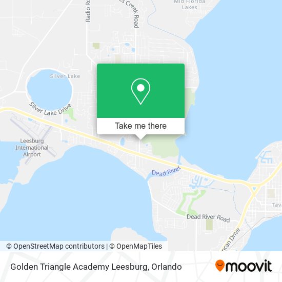 Golden Triangle Academy Leesburg map