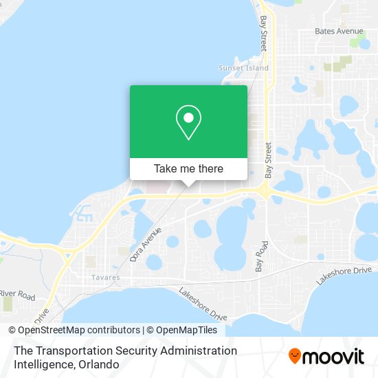 The Transportation Security Administration Intelligence map