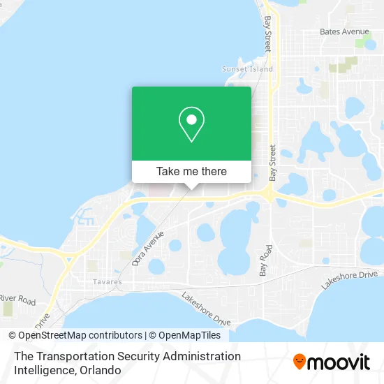 The Transportation Security Administration Intelligence map