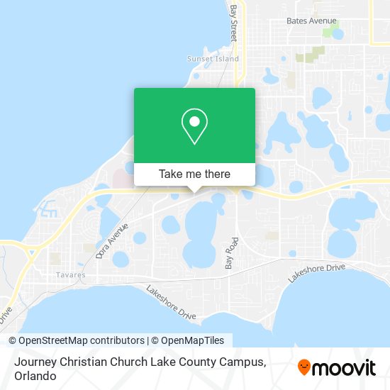 Journey Christian Church Lake County Campus map