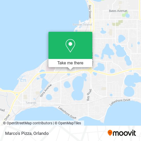 Mapa de Marco's Pizza