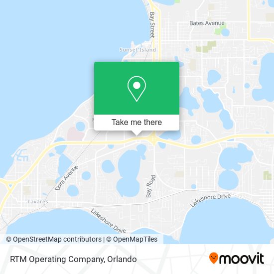 Mapa de RTM Operating Company