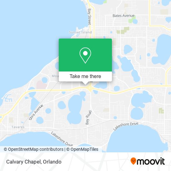 Mapa de Calvary Chapel