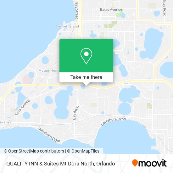 Mapa de QUALITY INN & Suites Mt Dora North