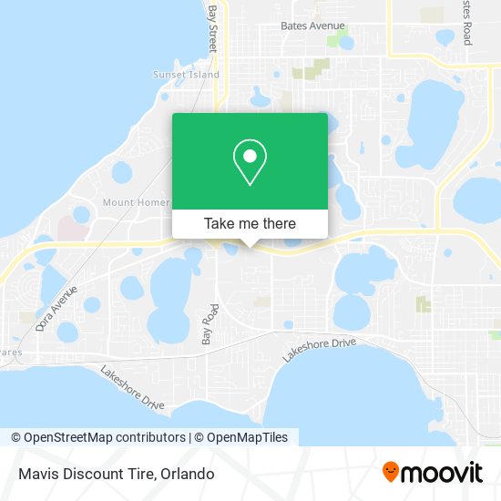Mapa de Mavis Discount Tire