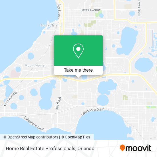 Home Real Estate Professionals map