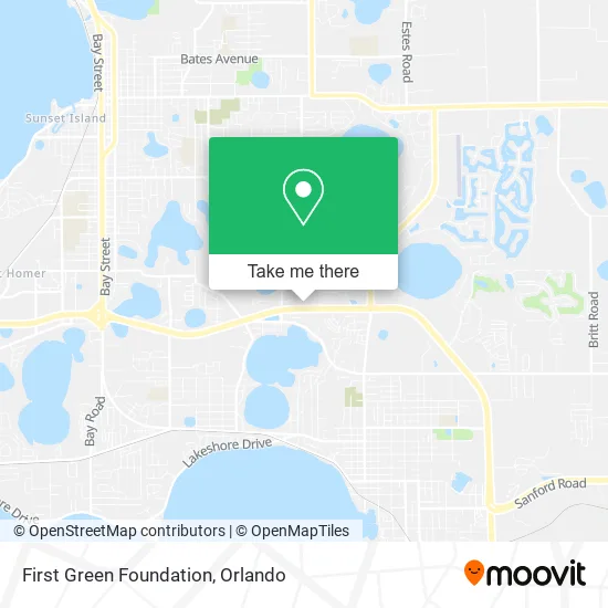 First Green Foundation map