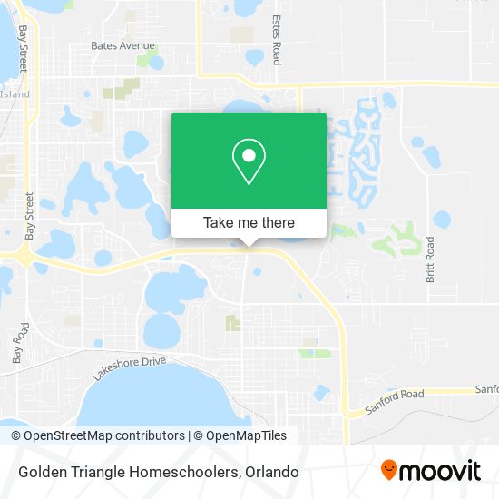 Golden Triangle Homeschoolers map