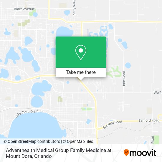 Adventhealth Medical Group Family Medicine at Mount Dora map