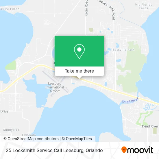 25 Locksmith Service Call Leesburg map