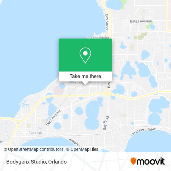 Bodygenx Studio map