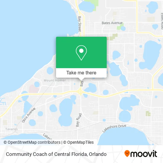 Community Coach of Central Florida map