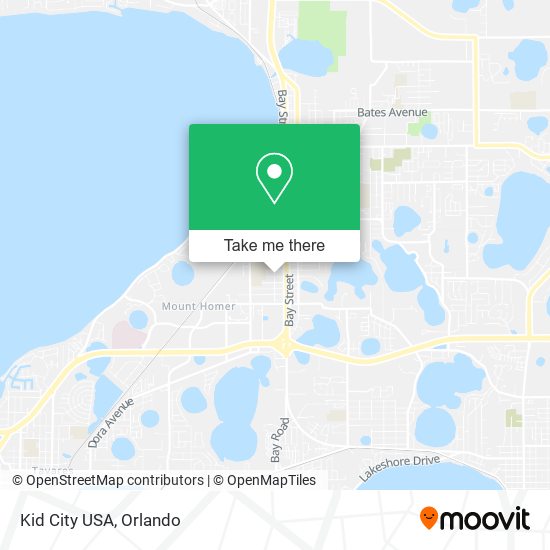 Kid City USA map