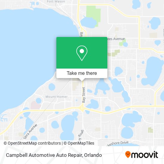 Campbell Automotive Auto Repair map