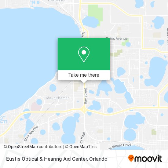 Mapa de Eustis Optical & Hearing Aid Center