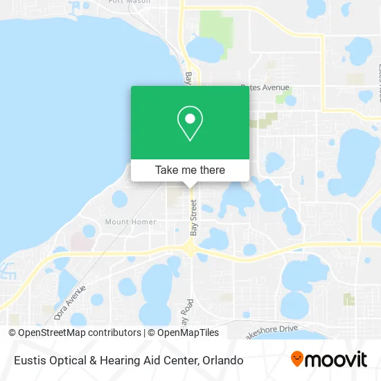 Eustis Optical & Hearing Aid Center map
