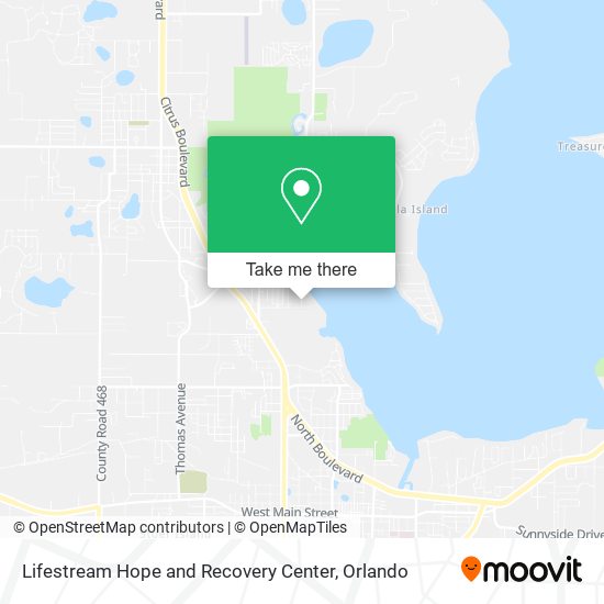 Mapa de Lifestream Hope and Recovery Center