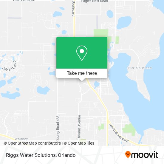 Riggs Water Solutions map