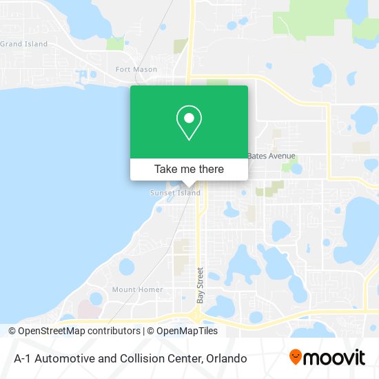 A-1 Automotive and Collision Center map