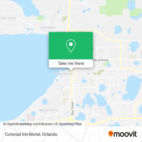 Colonial Inn Motel map