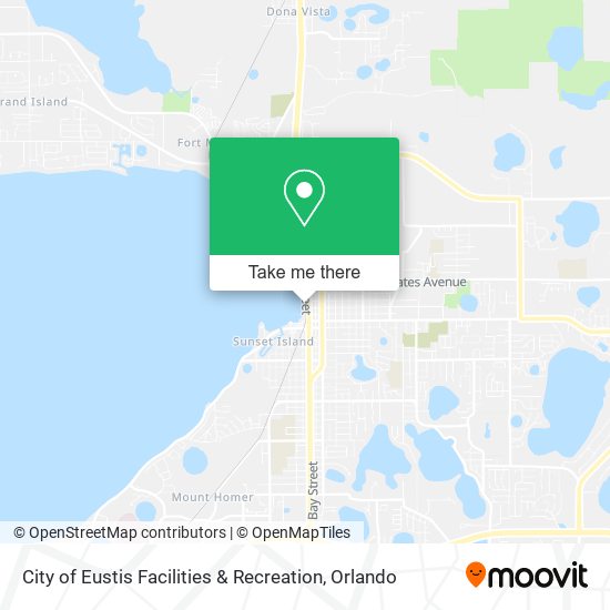 City of Eustis Facilities & Recreation map
