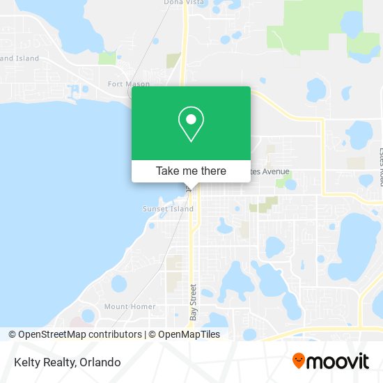 Kelty Realty map