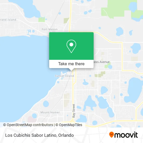 Los Cubichis Sabor Latino map