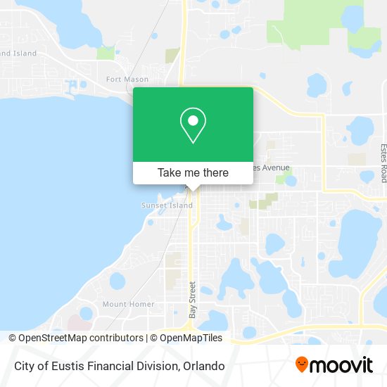 Mapa de City of Eustis Financial Division