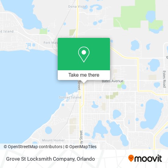 Grove St Locksmith Company map