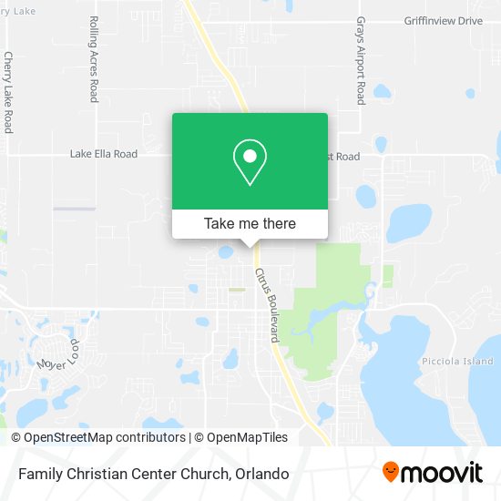 Family Christian Center Church map