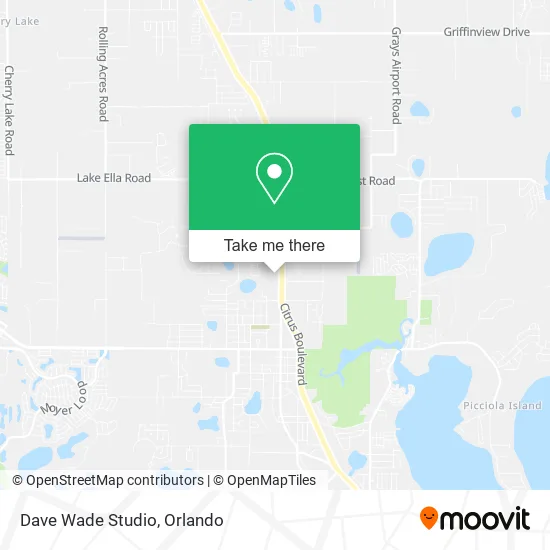 Dave Wade Studio map