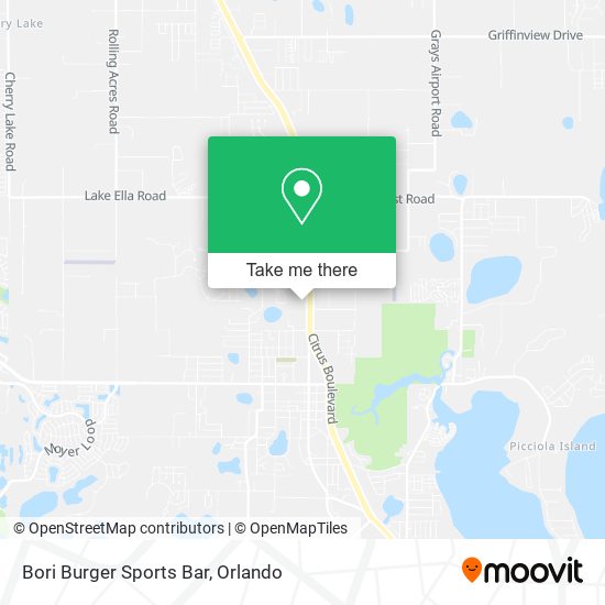 Mapa de Bori Burger Sports Bar