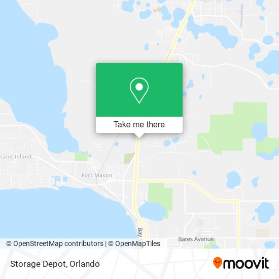 Mapa de Storage Depot