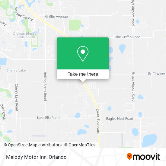 Melody Motor Inn map