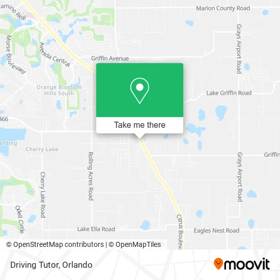 Driving Tutor map