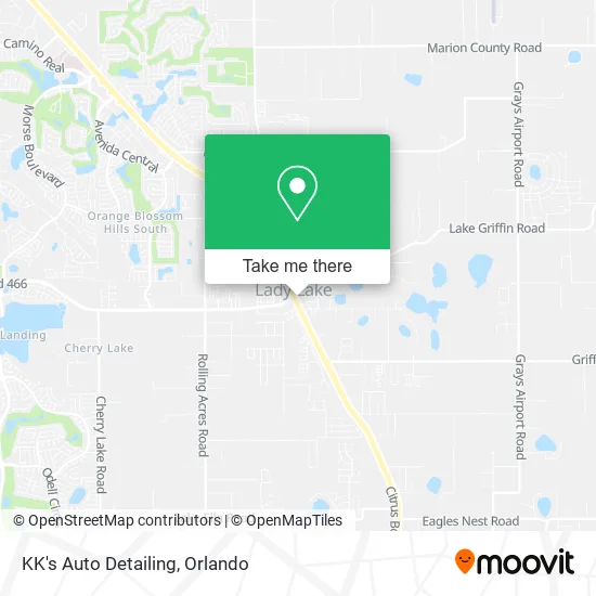 KK's Auto Detailing map