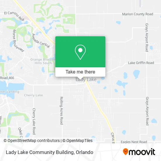 Lady Lake Community Building map