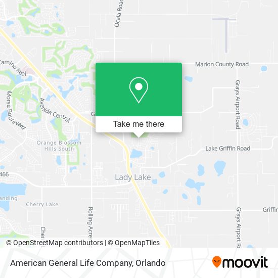 American General Life Company map