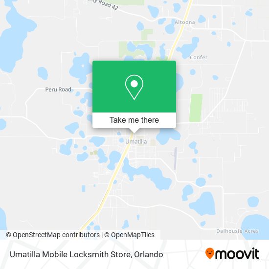 Umatilla Mobile Locksmith Store map