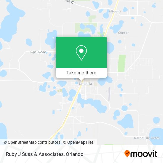 Ruby J Suss & Associates map