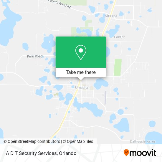 A D T Security Services map