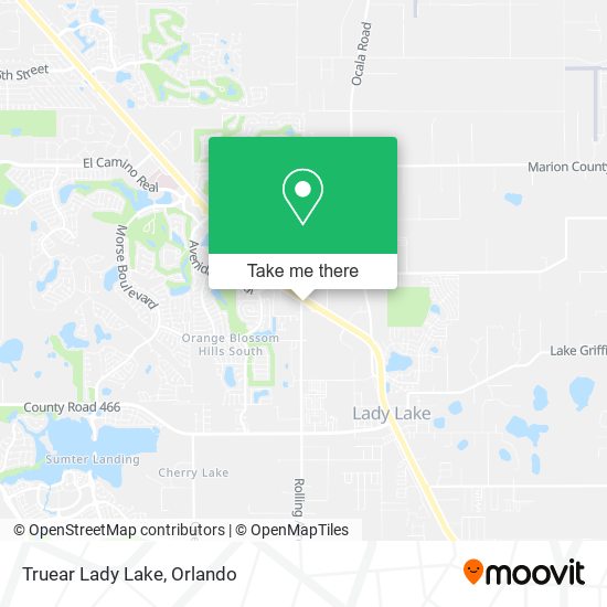 Mapa de Truear Lady Lake