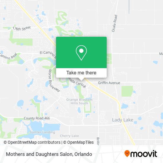 Mothers and Daughters Salon map
