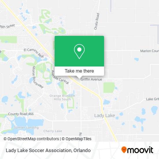 Mapa de Lady Lake Soccer Association