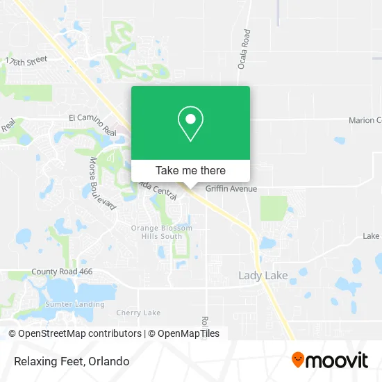 Relaxing Feet map
